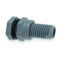 Bulkhead Tank Fitting, 2", CPVC/FPM, Socket x FPT