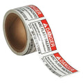 Arc Flash Protection Label,2"H x 3"W,PK100