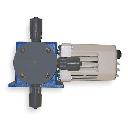 Chemical Metering Pump, 24 gpd, PVC Head