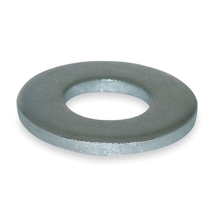 Flat Washer, For Screw Size 1 1/8" ,Steel Zinc Plated Finish, 46 PK
