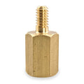 Adaptor,1/4-20 x 3/8-16,Brass