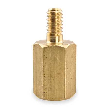 Adaptor,1/4-20 x 5/16-18,Brass