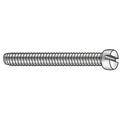 #2-56 x 7/8 in Slotted Fillister Machine Screw, Plain 18-8 Stainless Steel, 100 PK
