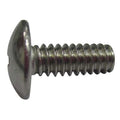 #8-32 x 1 in Phillips Truss Machine Screw, Plain 18-8 Stainless Steel, 100 PK