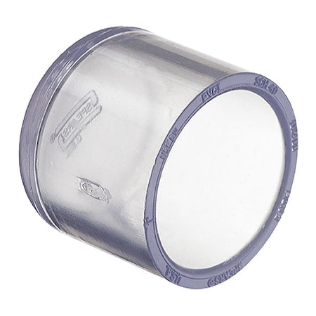 PVC Cap, Solvent, 2 in Pipe Size