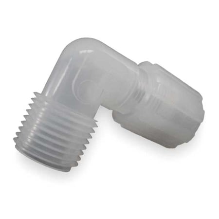 Elbow, 90, PFA, PTFE, ETFE, Comp, 1/4Inx1/8In