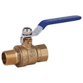 3/8" FNPT x MNPT Brass Ball Valve Inline
