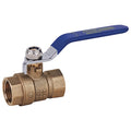 2-1/2" FNPT Brass Ball Valve Inline