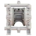 Double Diaphragm Pump, Polypropylene, Air Operated, Buna-N, 11 gpm GPM 190 Degrees F