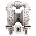 Double Diaphragm Pump, Polypropylene, Air Operated, Santoprene, 72 GPM