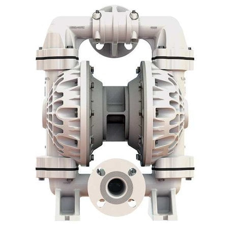 Double Diaphragm Pump, Polypropylene, Air Operated, Santoprene, 72 GPM