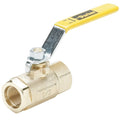 3/4" SAE Female Brass Ball Valve Inline