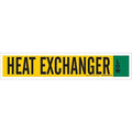 Ammonia Pipe Markers, 4inHx24inW, Vinyl, 90343