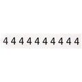 NumberLabel,Vinyl,1-1/2inH,1inW,PK10
