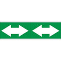 Pipe Marker,4in. H x12in. W,Vinyl, 93397