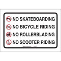 Notice Sign, 14 in Height, 20 in Width, Aluminum, Horizontal Rectangle, English