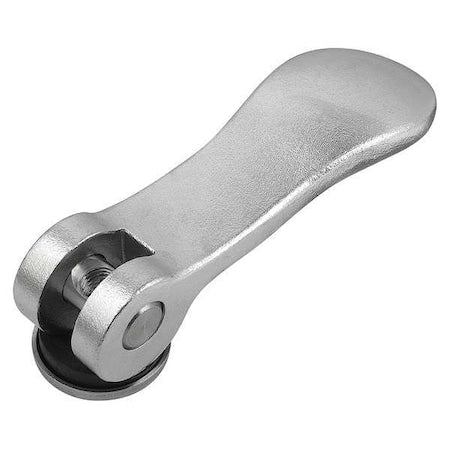 Cam Lever Size: 9 D=M04, A=36,2, B=14,4, Aluminum Black Powder-Coated, Comp: Steel