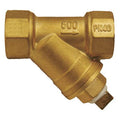 Y Strainer, 3/8" Pipe, FNPT x FNPT, Forged Brass, 600 psi