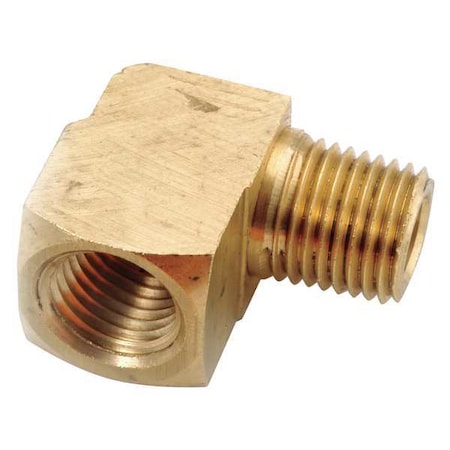 Street Elbow Low Lead Brass Street Elbow, 1/4 in Male NPT X 1/4 in Female NPT