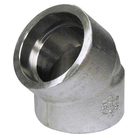 StainlessSteel,45Elbow,1/2"Socketx1/2"