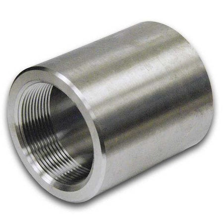 1/2 in FNPT 316/316L Stainless Steel Coupling, Class 3000, Female x Female