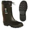 Men's Refinery Rubber Boot, Steel Toe, 11" Height, Black, 10