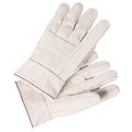 Hot Mill 9124K Heat Resistant Gloves, Cotton, 605  Degrees F Max Temp., Slip-On Cuff White, L ( 9 )