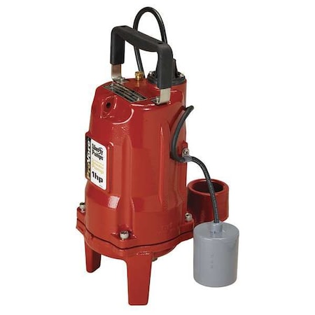 Grinder Pump, 10 ft, Single, 230V AC