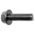 Grade 8, 5/8"-18 Flange Bolt, Plain Steel, 2 in L, 25 PK