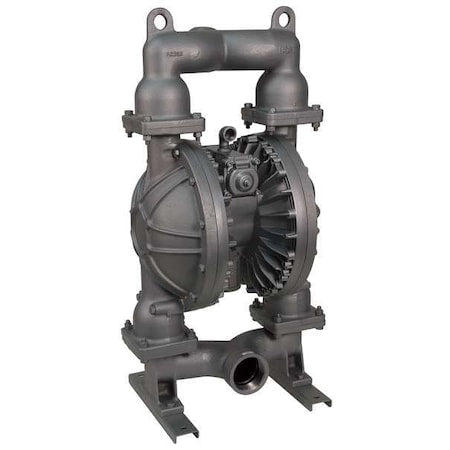 Double Diaphragm Pump, Cast iron, Air Operated, Santoprene, 215 GPM