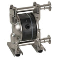 Double Diaphragm Pump, 316 Stainless Steel, Air Operated, PTFE, 14 GPM
