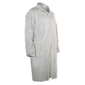 Disposable Lab Coat, Polypropylene, Snaps Closure, White, 3XL, 25 PK