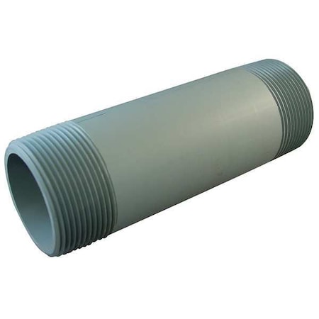 2" MNPT x 2" TBE PVC Pipe Nipple Sch 80