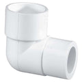 PVC Elbow, 90 Degrees, Socket x FNPT, 3 in Pipe Size