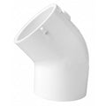 PVC Elbow, 45 Degrees, Socket x Socket, 2-1/2 in Pipe Size