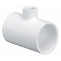 PVC Reducer Tee, Socket x Socket x FNPT, 1 1/2 in x 1 1/2 in x 1/2 in Pipe Size