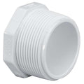 PVC Plug, MNPT, 1-1/2 in Pipe Size