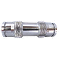 Push-Fit Union Fitting, 3/8 in Tube Size, Brass, Silver