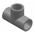 PVC Tee, Socket x Socket x Socket, 6 in Pipe Size
