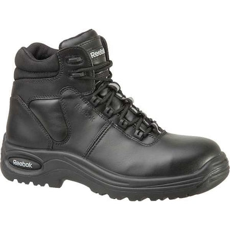 Men's 6-Inch Work Boot, 12, Composite Toe, 6 in H, Black, RB6750