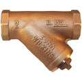 Y Strainer, 2-1/2" Pipe, FNPT x FNPT, Lead Free Bronze, 300 psi WOG