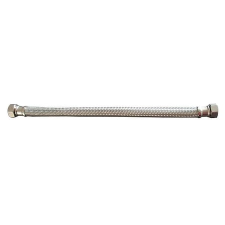 Water Heater Connector,SS,18 In,3/4 In
