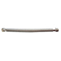 Water Heater Connector,SS,15 In,3/4 FIP