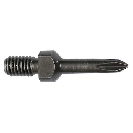 Power Bit,SAE,1/4" to 24",Screw,No 2,PK5