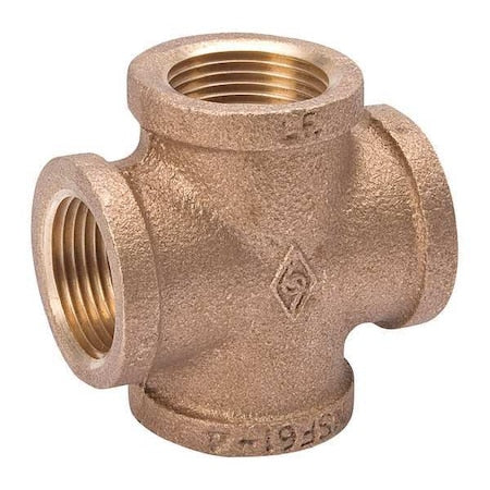 Cross Brass Cross, 3/8 in Female NPT X 3/8 in Female NPT