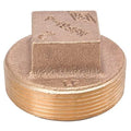 Brass Plug, MNPT, 1-1/2" Pipe Size