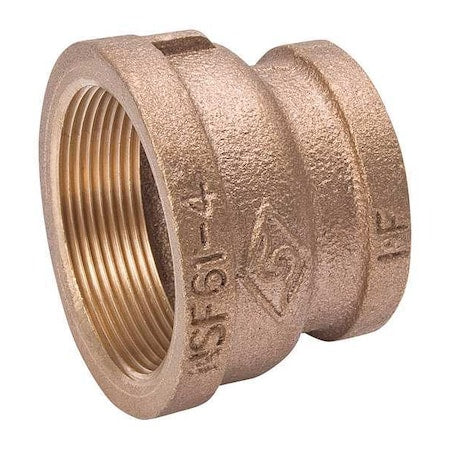 Coupling Brass Coupling, 3/8 in Female NPT X 1/4 in Female NPT