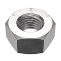 Hex Nut, 3/4"-10, 316 Stainless Steel, Not Graded, Plain, 41/64 in Ht, 20 PK