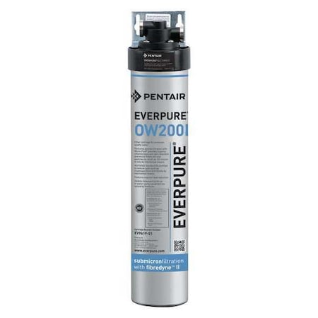 Water Filter System, 0.5 gpm, 0.5 Micron, 19 in H