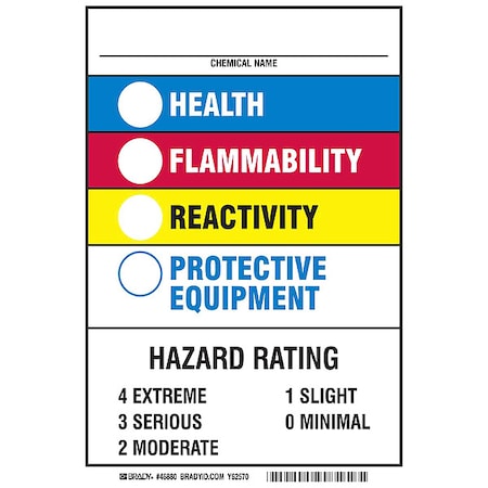 Sign, 10 in H, 7 in W, Aluminum